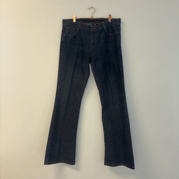 Calvin Klein Womens Jeans Size 13 Bootcut Mid Rise Flare Denim Casual‎ Y2K 70’s - Picture 5 of 12